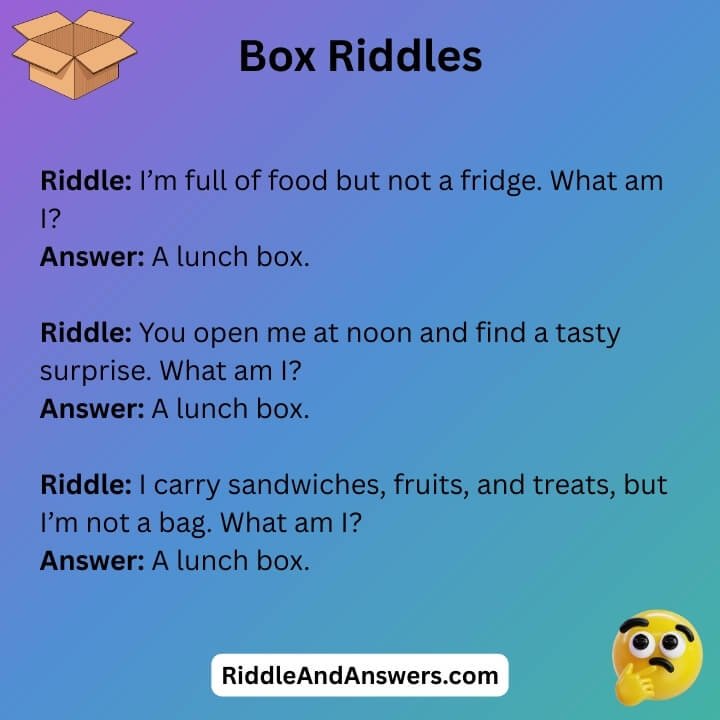 Lunch Box Riddles