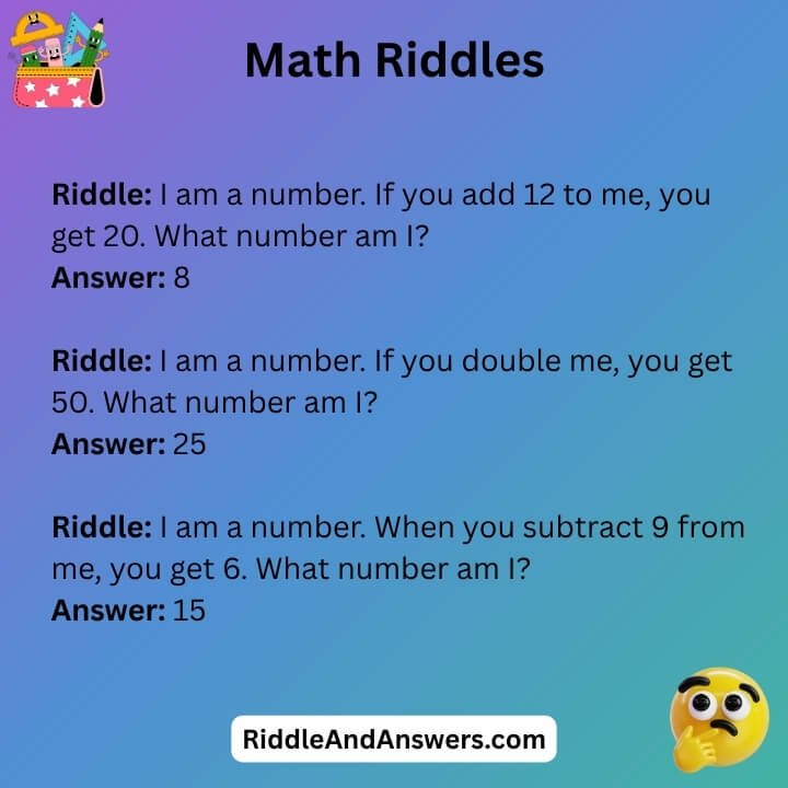 Math Riddles And Answers